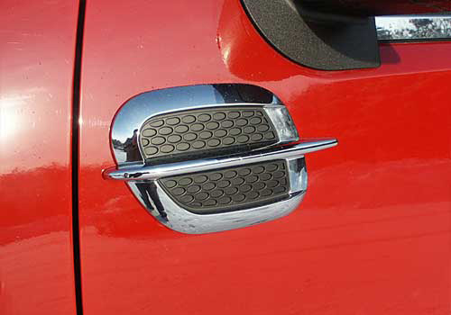 QAA Universal Chrome Fender Vents - Click Image to Close